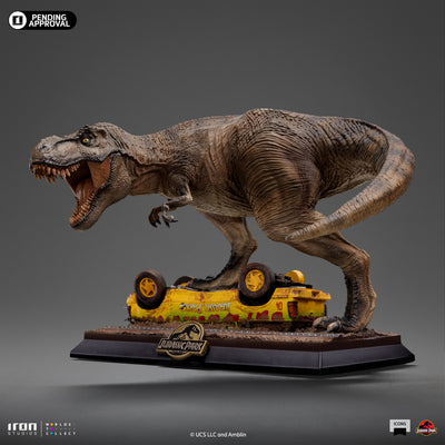 T-Rex Attack Icons Statue