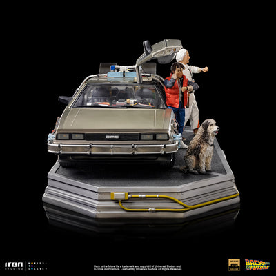 Back to the Future - DeLorean Set DELUXE Version Art Scale 1/10