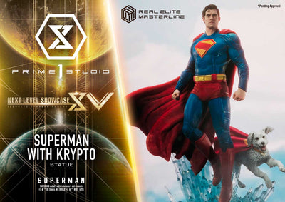 Superman (2025) - Superman with Krypto 1/3 Scale Statue