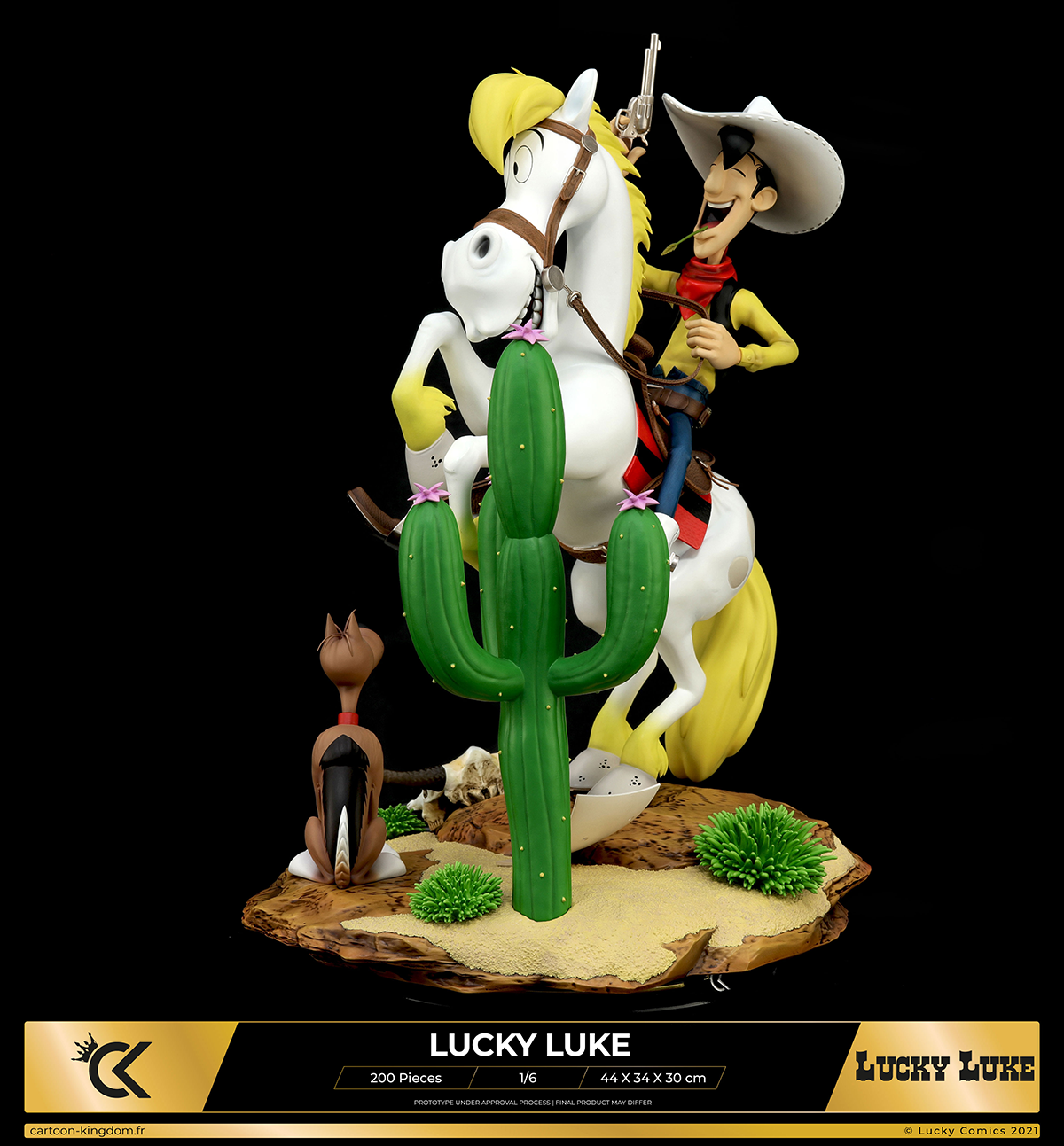 FIGURINE EN RESINE Lucky Luke - Marie Leblon 2003 - William Dalton EUR FIGURINE EN RESINE Lucky Luke - Marie Leblon 2003 - William Dalton EUR