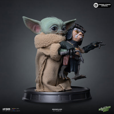 Grogu w/ Babu Frik (No Squeezy) Statue