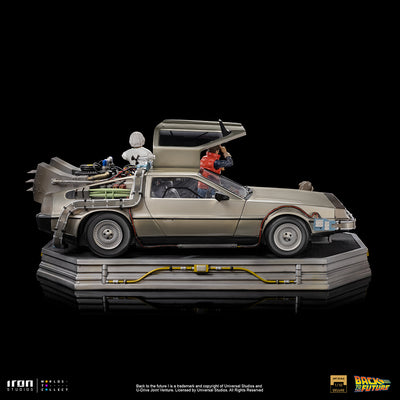 Back to the Future - DeLorean Set DELUXE Version Art Scale 1/10