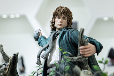 LOTR: The Two Towers - Treebeard w/ Merry & Pippen 1/4 Scale Statue