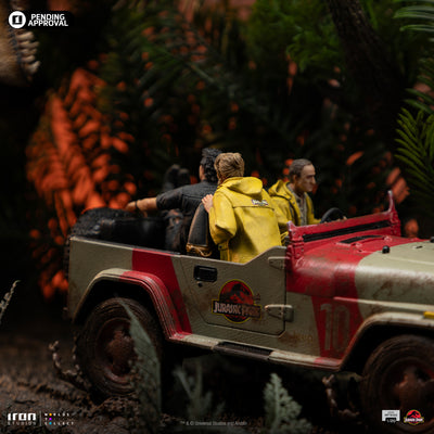 Jurassic Park - T-Rex Chase Demi Art Scale 1/20