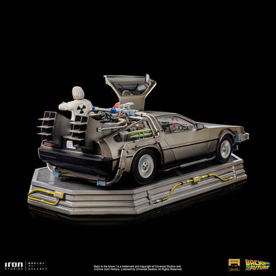 Back to the Future - DeLorean Set DELUXE Version Art Scale 1/10