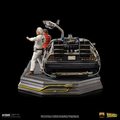 Back to the Future - DeLorean Set DELUXE Version Art Scale 1/10