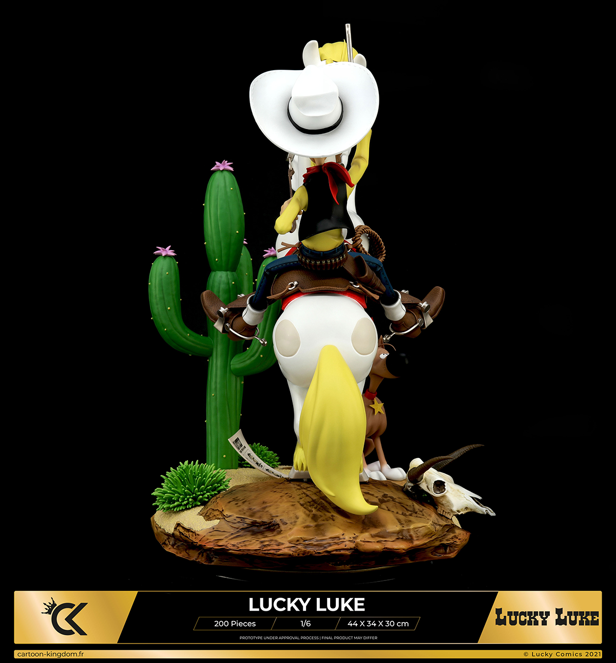 VERRE A MOUTARDE MAILLE SANS DATE LUCKY LUKE JOLLY JUMPER (JARV343 VERRE A MOUTARDE MAILLE SANS DATE LUCKY LUKE JOLLY JUMPER (JARV343