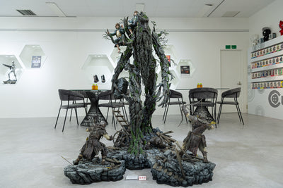 LOTR: The Two Towers - Treebeard w/ Merry & Pippen 1/4 Scale Statue