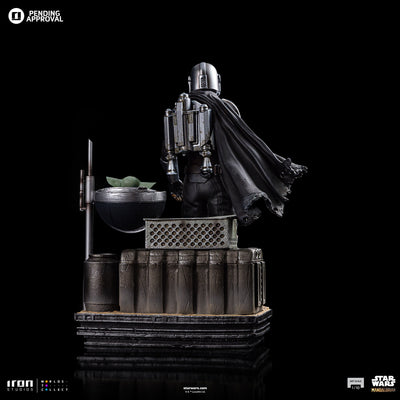 Din Djarin and Din Grogu Art Scale 1/10