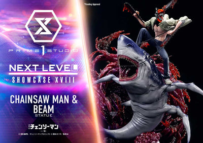 Chainsaw Man – The Movie: Reze Arc - Chainsaw Man & Beam 1/4 Scale Statue