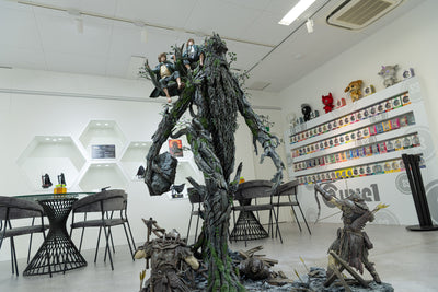 LOTR: The Two Towers - Treebeard w/ Merry & Pippen 1/4 Scale Statue