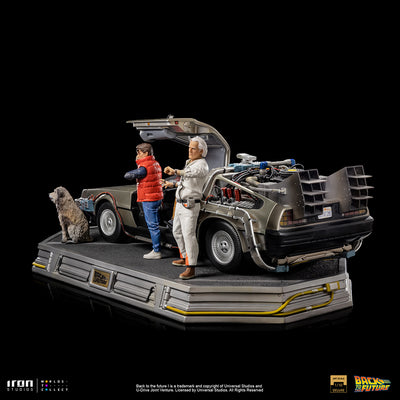 Back to the Future - DeLorean Set DELUXE Version Art Scale 1/10