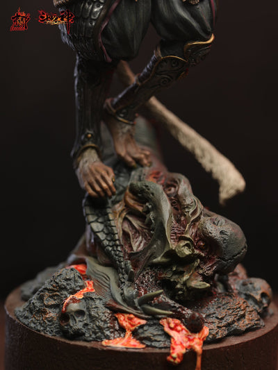 Asura Online - Monkey King Wukong in Battle Statue