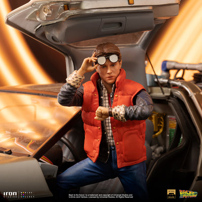 Back to the Future - DeLorean Set DELUXE Version Art Scale 1/10