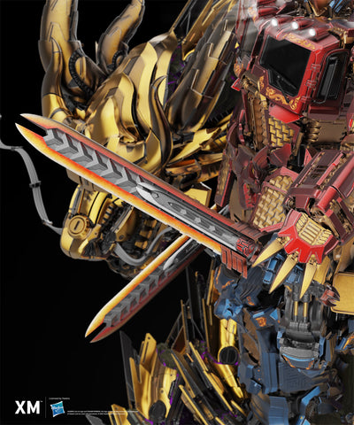 Transformers - Optimus Prime - Azure Dragon (Gold) 1/10 Scale Statue