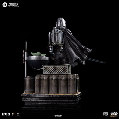 Din Djarin and Din Grogu Art Scale 1/10
