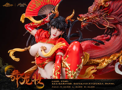 AmerFort Dark Dynasty Series - Dragon Dance 1/4 Scale Statue