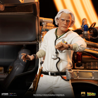 Back to the Future - DeLorean Set DELUXE Version Art Scale 1/10