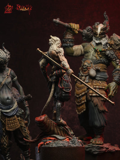 Asura Online - Monkey King Wukong in Battle Statue