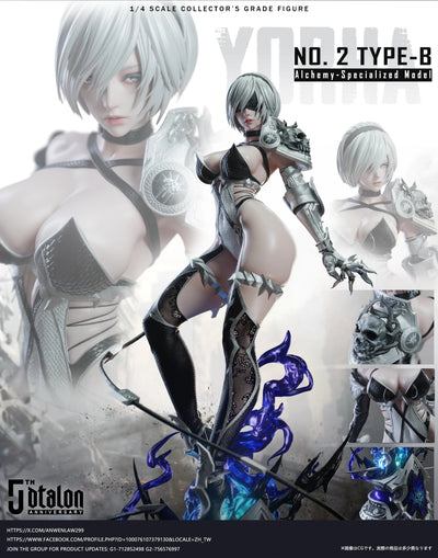NieR: Automata - YoRHa No.2 Type B (DX) 1/4 Scale Statue by Dtalon Studio