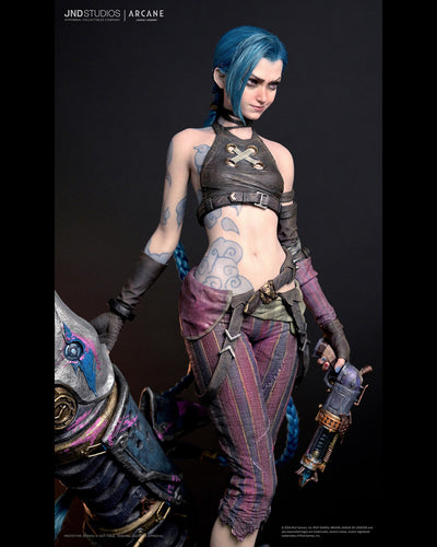 Arcane - Jinx (Dual Portraits) 1/3 Scale Statue