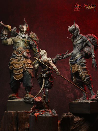 Asura Online - Monkey King Wukong in Battle Statue