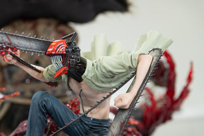 Chainsaw Man – The Movie: Reze Arc - Chainsaw Man & Beam 1/4 Scale Statue