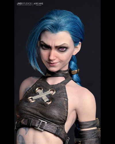 Arcane - Jinx (Dual Portraits) 1/3 Scale Statue