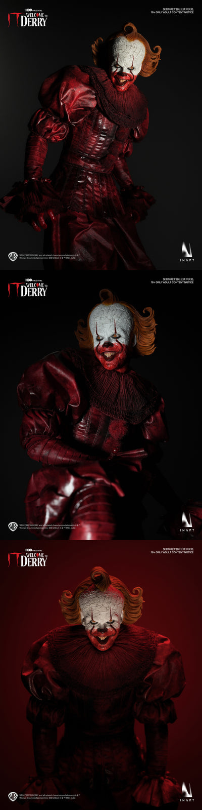 IT: Welcome to Derry Season 1 - Pennywise (Bloody Version) InArt 1/6 Scale Figure