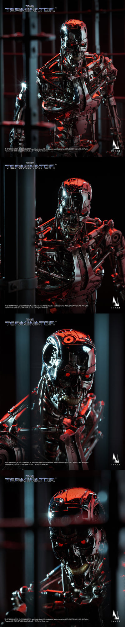 The Terminator - T-800 Endoskeleton InArt 1/6 Scale Statue