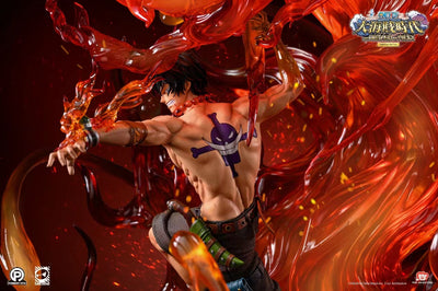 One Piece - Marshall D. Teach vs. Portgas D. Ace (Dual Version) 1/6 Scale Statue Set