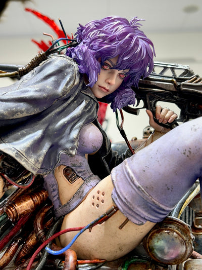 Ghost in the Shell: SAC - Motoko Kusanagi & Tachikoma by Entei Ryu (Color - Bonus) 1/4 Scale Statue