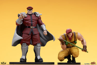 M. Bison and Rolento 1/10 Scale Statue Set