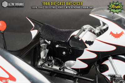 Batman (1966) Batcycle with Sidecar (Ultimate Signature Ed.) 1/6 Scale Collectible