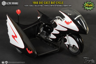 Batman (1966) Batcycle with Sidecar (Ultimate Signature Ed.) 1/6 Scale Collectible