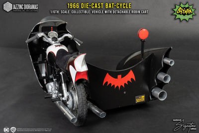 Batman (1966) Batcycle with Sidecar (Ultimate Signature Ed.) 1/6 Scale Collectible