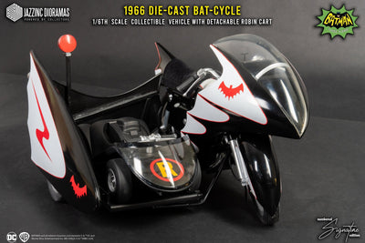 Batman (1966) Batcycle with Sidecar (Ultimate Signature Ed.) 1/6 Scale Collectible