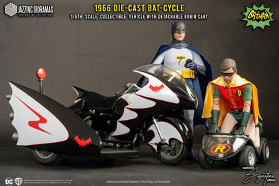 Batman (1966) Batcycle with Sidecar (Ultimate Signature Ed.) 1/6 Scale Collectible