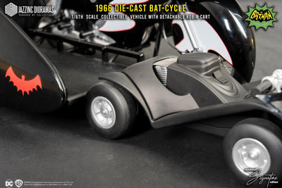 Batman (1966) Batcycle with Sidecar (Ultimate Signature Ed.) 1/6 Scale Collectible
