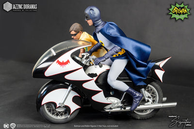 Batman (1966) Batcycle with Sidecar (Ultimate Signature Ed.) 1/6 Scale Collectible