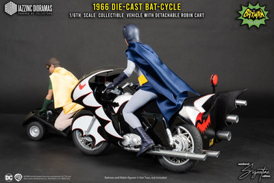 Batman (1966) Batcycle with Sidecar (Ultimate Signature Ed.) 1/6 Scale Collectible