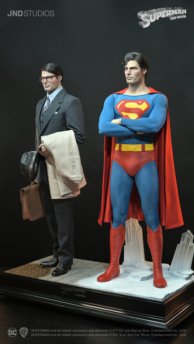 Superman & Clark Kent 1978 (Christopher Reeve) Dual Version 1/3 Scale Statue