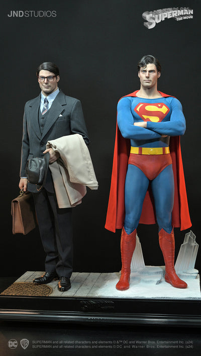 Superman & Clark Kent 1978 (Christopher Reeve) Dual Version 1/3 Scale Statue