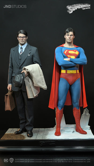 Superman & Clark Kent 1978 (Christopher Reeve) Dual Version 1/3 Scale Statue
