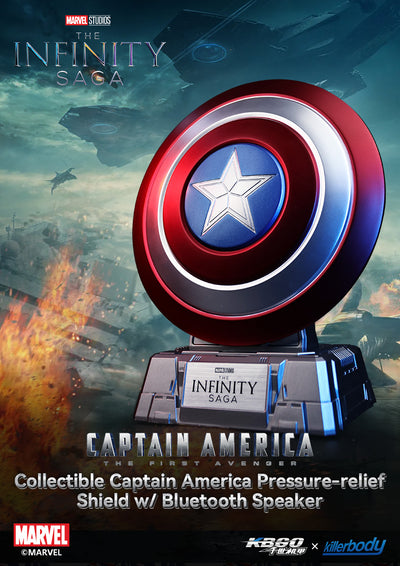 Captain America Pressure-Relief Shield w/ Bluetooth Speaker