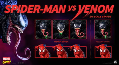 Spider-Man vs. Venom (Regular) Comicqueen 1/4 Scale Statue