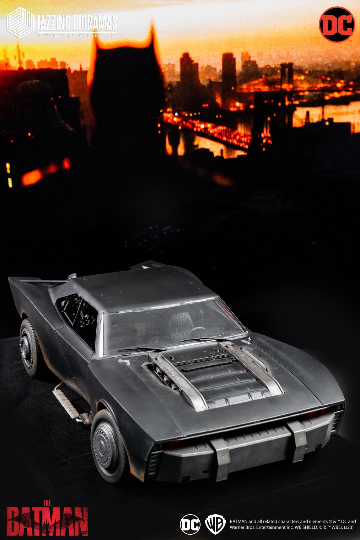 Batmobile Clean The Batman (2022) - Batmobile (Weathered Version) 1/6 Scale Model ...
