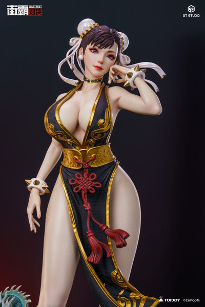 Chun-Li (Black Version) 1/3 Scale Statue