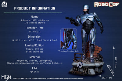 Robocop 1/2 Scale Statue Regular Version
