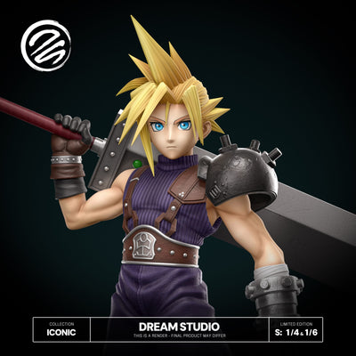Final Fantasy VII - Cloud 1/6 Scale Statue by Dream Studio